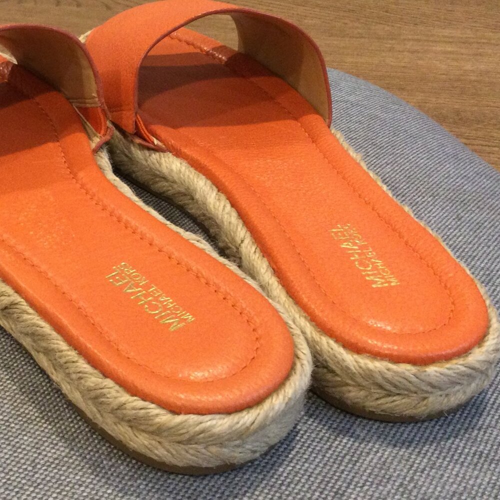 MICHAEL KORS Women's Carsten Espadrille Slide Sandals 6.5 - Picture 3 of 9